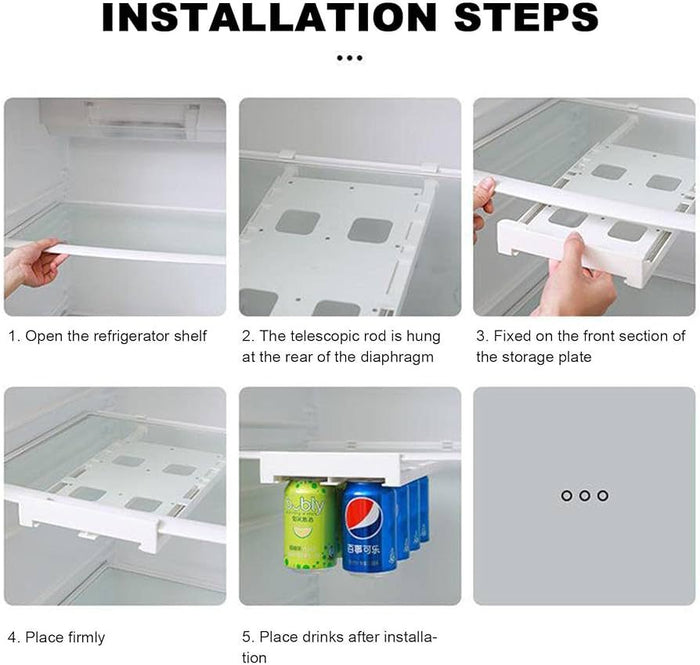 Dispenser porta bibite da appendere per Frigorifero Organizer per Frigorifero