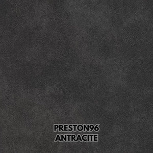 Divano angolare Stefy con penisola contenitore destra 268x212 in tessuto Preston 96