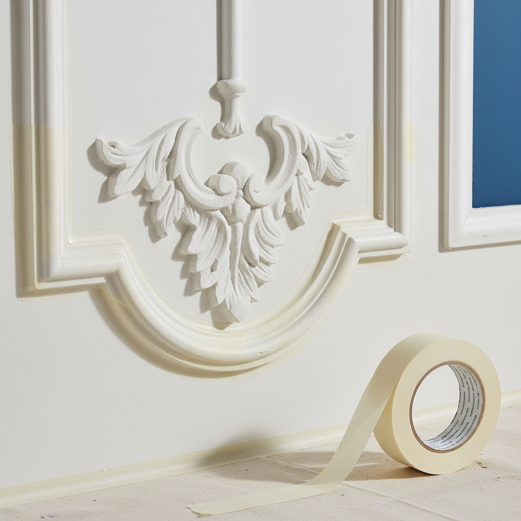 Nastro professionale in carta per settore edilizia e tinteggiatura 50 metri *** misura 18 mm, confezione 1