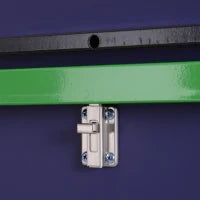 Tavolo da Ping Pong Pieghevole Interno con 8 Ruote 152.5 × 274 × 76cm