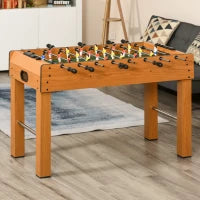 Calcio Balilla Professionale per Adulti e Famiglia, Tavolo Calciobalilla per Adulti, Tavolo da Biliardo Billiardino con 2 Palline, Segnapunti e 22 Giocatori, 122x61x80.7cm