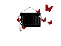 Sticker Da Muro Scrivibile Hanger Cm 64X70