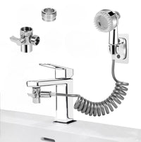 Doccetta Doccia a Mano Per Lavandino 3 in 1 Tubo Anticalcare 1,5 mt 87500