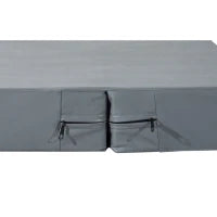 Scaletta per Cani Materassino 2 in 1 in PU e Gommapiuma 45x39x20cm Grigio