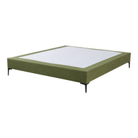 Letto Francese Lilla 140x200 cm con Fodera Protettiva - Verde [en.casa]