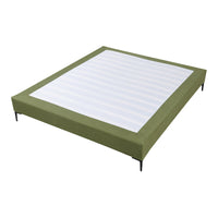 Letto Francese Lilla 140x200 cm con Fodera Protettiva - Verde [en.casa]