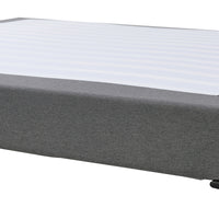 Letto Matrimoniale Lilla 160x200 cm con Fodera Protettiva - Grigio Scuro [en.casa]