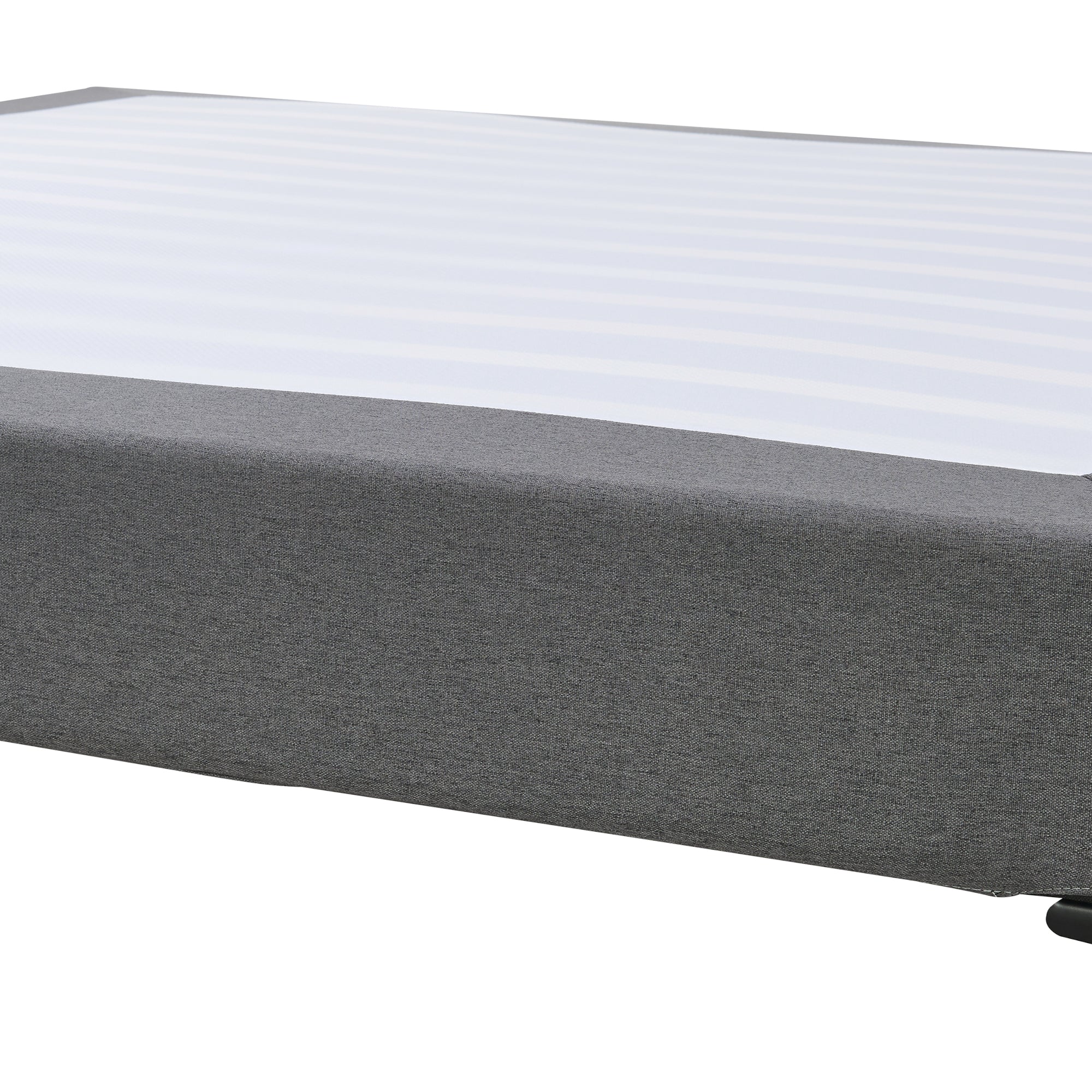 Letto Matrimoniale Lilla 160x200 cm con Fodera Protettiva - Grigio Scuro [en.casa]