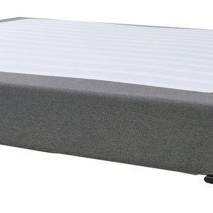 Letto Matrimoniale Lilla 160x200 cm con Fodera Protettiva - Grigio Scuro [en.casa]