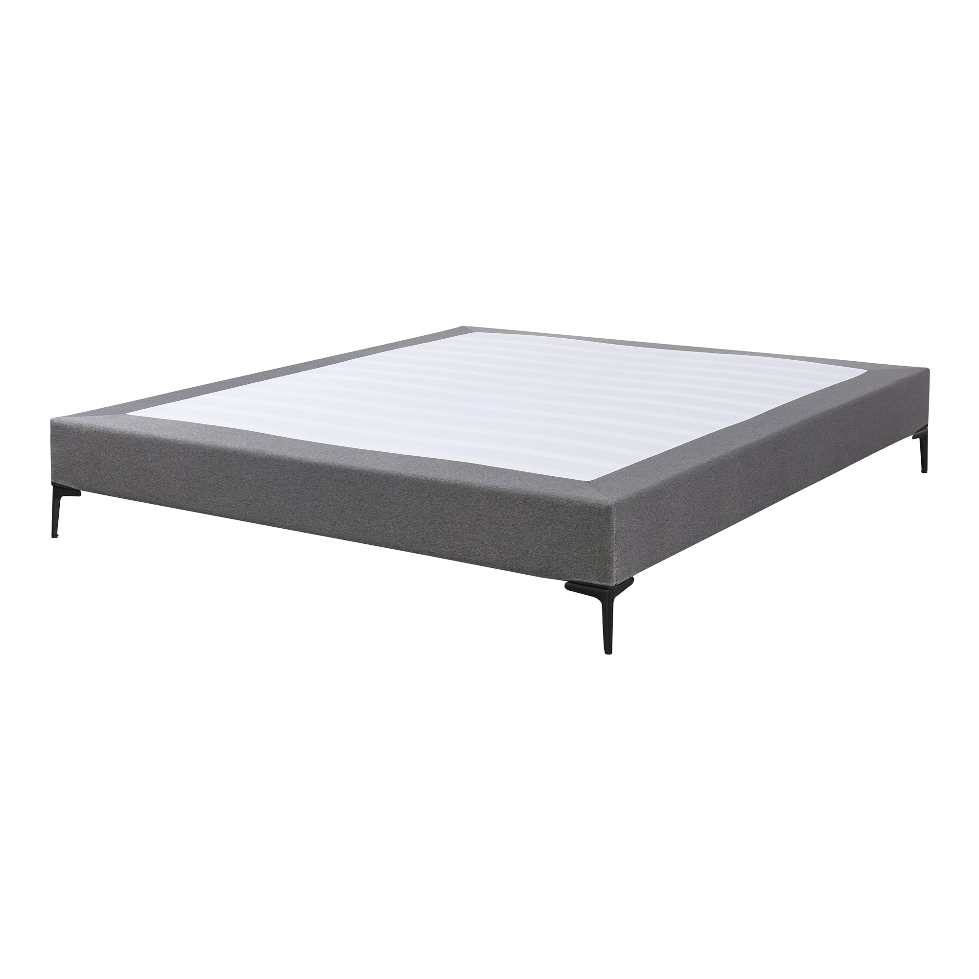 Letto Matrimoniale Lilla 160x200 cm con Fodera Protettiva - Grigio Scuro [en.casa]