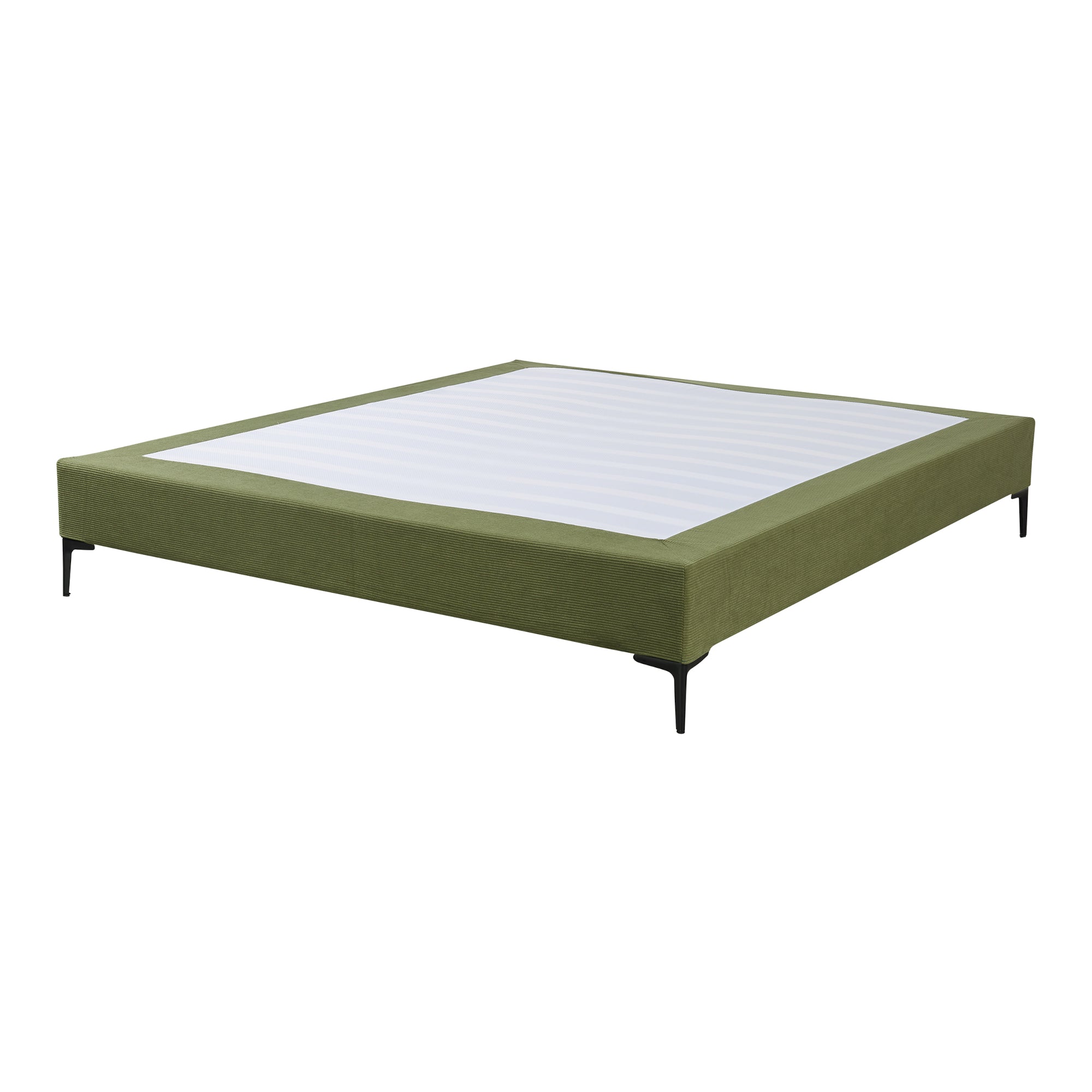 Letto Matrimoniale Lilla 160x200 cm con Fodera Protettiva - Verde [en.casa]