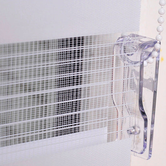 Tenda a rullo giorno e notte Zebra doppio strato avvolgibile 100x220 cm bianco 19_0000853