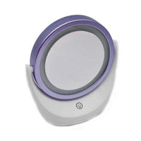 Doppio Specchio a led per trucco da tavolo girevole ingrandimento 5X WL8001