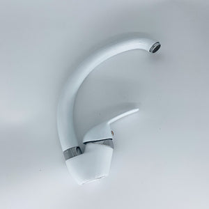 Miscelatore cucina per lavello bianco rubinetteria serie sei