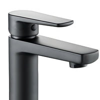 Miscelatore rubinetto africa per lavabo con bocca alta ottone nero opaco bagno *** confezione 1