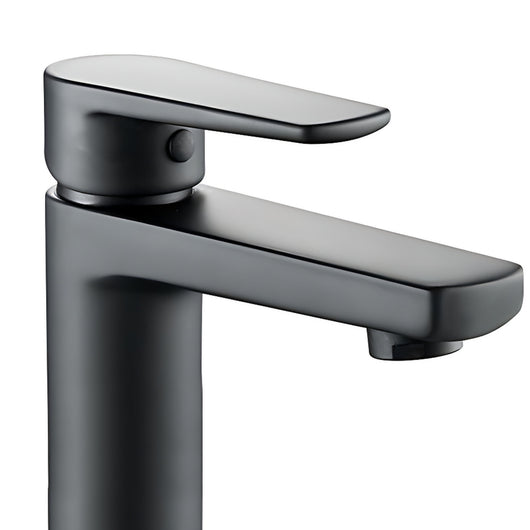 Miscelatore rubinetto africa per lavabo con bocca alta ottone nero opaco bagno *** confezione 1