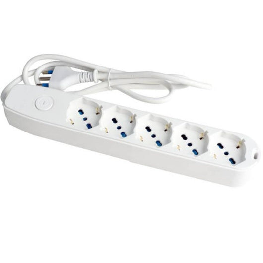 Multipresa ecova 30081x 6 prese universali bipasso schuko bianca