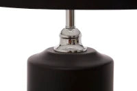 Paralume Da Tavolo Elegant-Three Nero Cm Ø 32X75