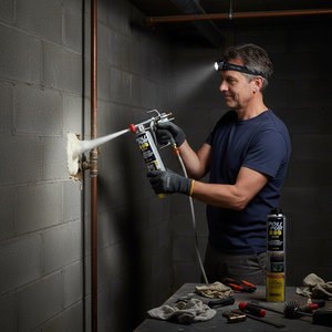 Polipur 888 schiuma poliuretanica monocomponente per isolamento 2 pezzi