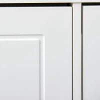 Panca Scarpiera Salvaspazio in Legno con Cuscino, 2 Cassetti con Mensola Regolabile per 8 Scarpe, 104x24x55cm, Bianco