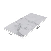 Set Bladel di 4 Pannelli Decorativi in PVC per Parete - Effetto Marmo White Marble [neu.haus]