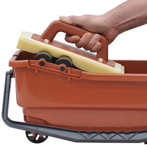 Vaschetta plastica rulli frattone spugna sweepex rimozione stuccatura