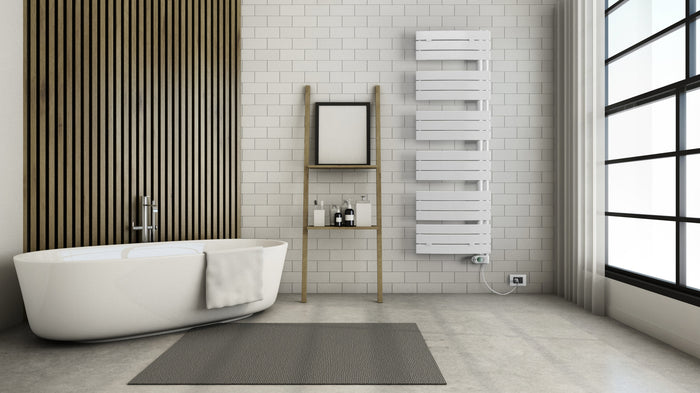 Radiatore elettrico termoarredo scaldasalviette 1380 mm x 550 mm 600 Watt