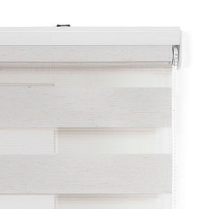 Tenda a Rullo giorno / notte Avvolgibile Con Doppio telo Lino 140x250 cm