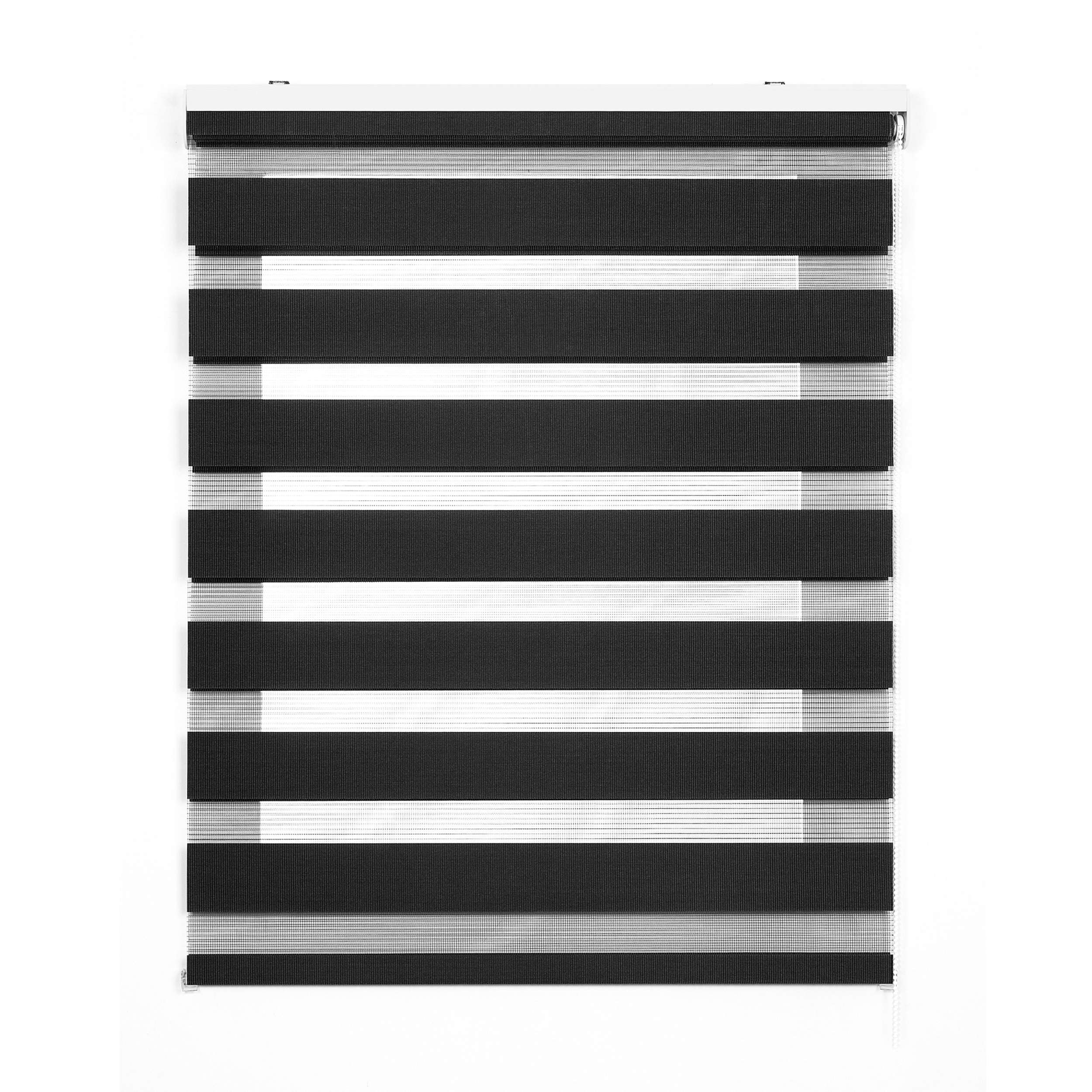 Tenda a Rullo giorno / notte Avvolgibile Con Doppio telo Grigio 60x180 cm