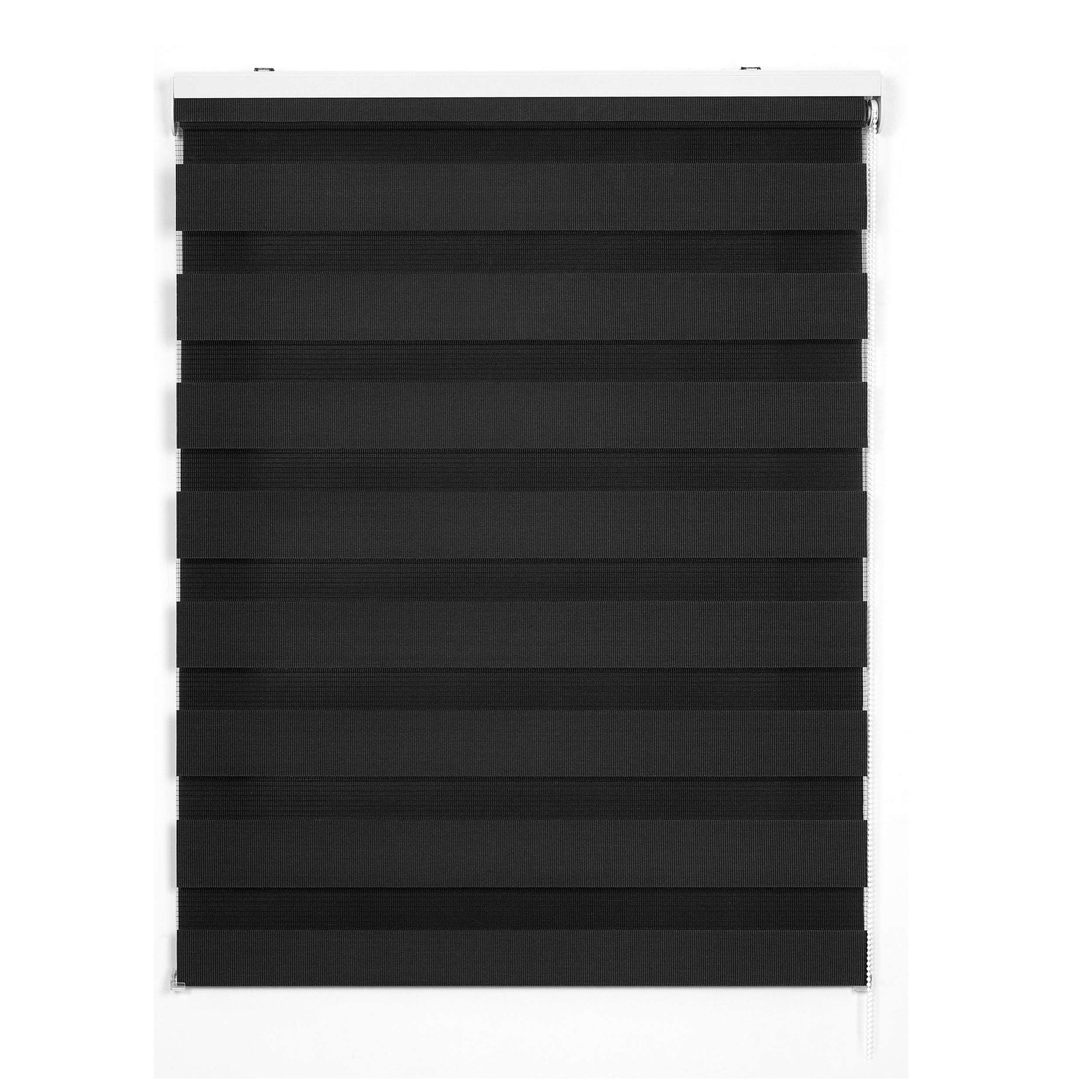 Tenda a Rullo giorno / notte Avvolgibile Con Doppio telo Grigio 60x180 cm