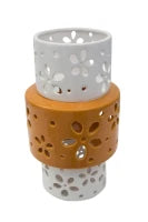 Vaso Porcellana Orange Ring Ø Cm 14X24.5