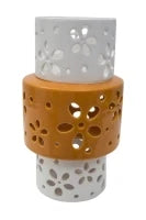 Vaso Porcellana Orange Ring Ø Cm 14X24.5