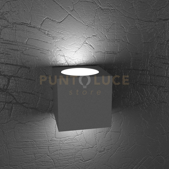 ECCENTRIC APPLIQUE 2 LUCI BIEMISSIONE GRIGIO ANTRACITE 1156-AG-GA