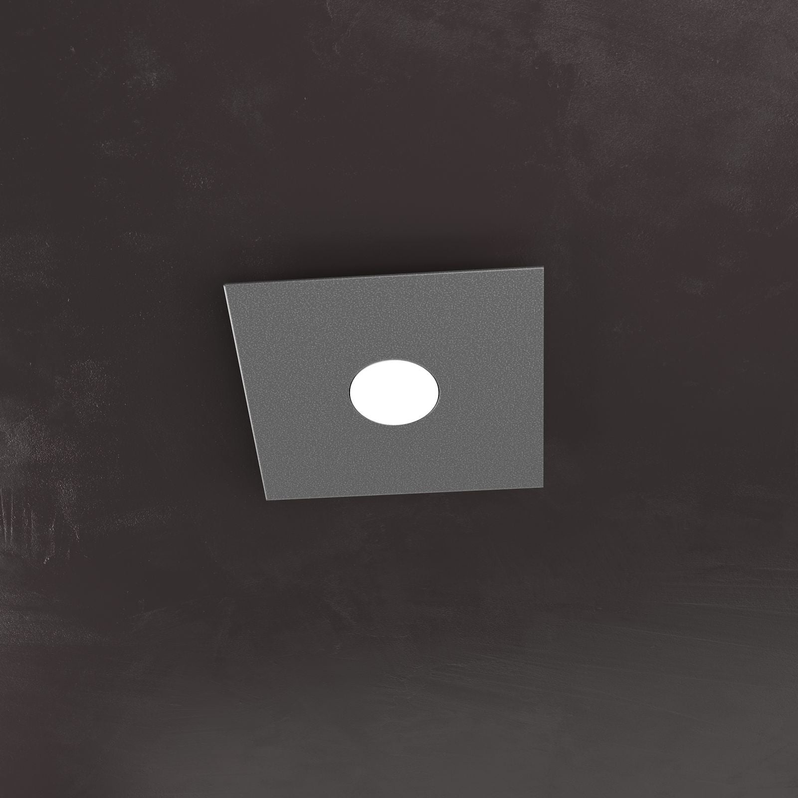 ECCENTRIC APPLIQUE-PLAFONIERA 1 LUCE GRIGIO ANTRACITE 1156-1L-GA