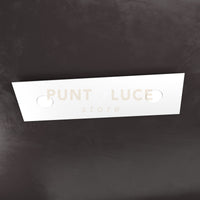 ECCENTRIC APPLIQUE-PLAFONIERA 2 LUCI + 1 DECORATIVO BIANCO 1156-2L1D-BI