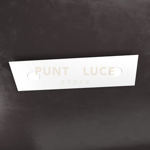 ECCENTRIC APPLIQUE-PLAFONIERA 2 LUCI + 1 DECORATIVO BIANCO 1156-2L1D-BI