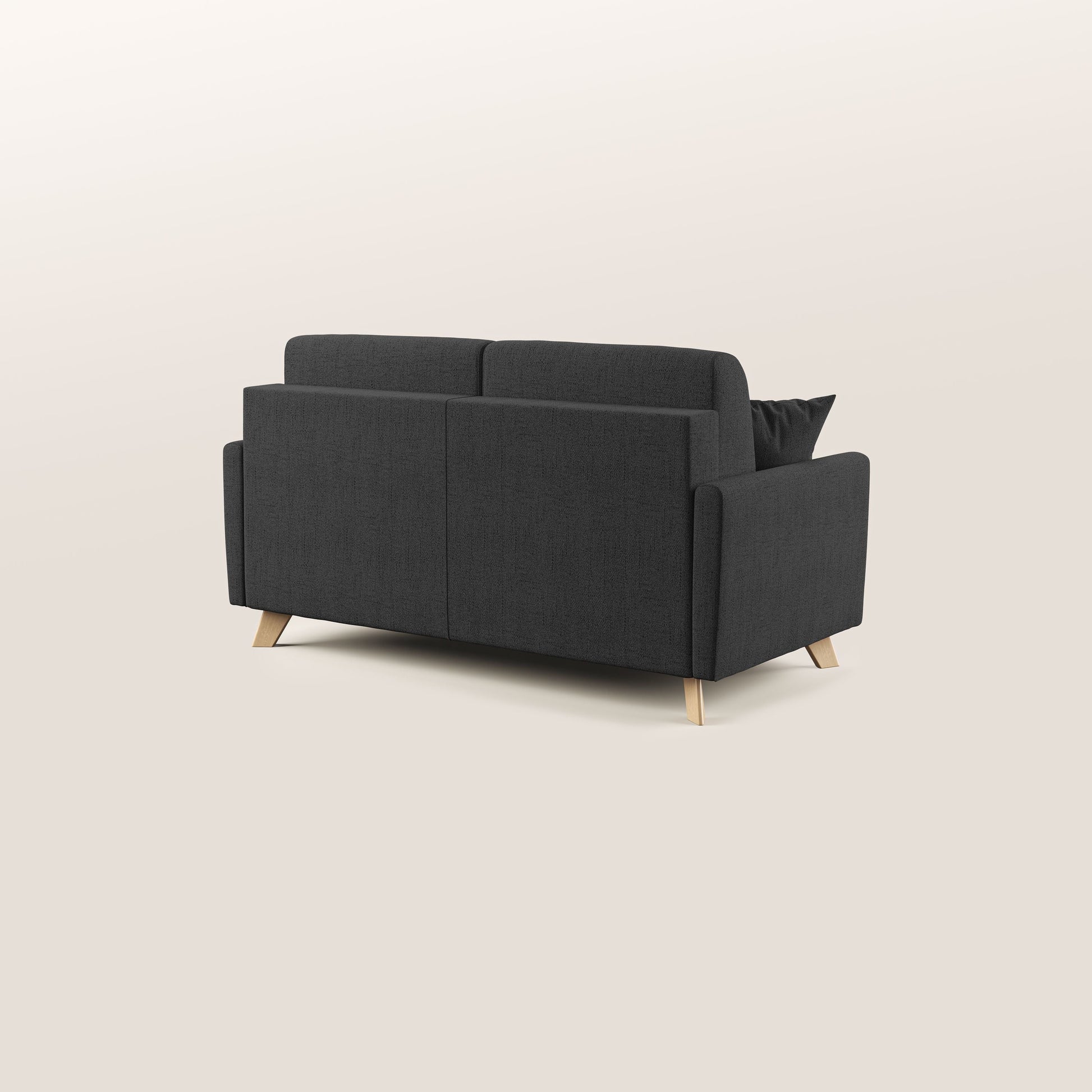 Divano Letto 3 Posti 200x94x97 cm in Tessuto Antracite