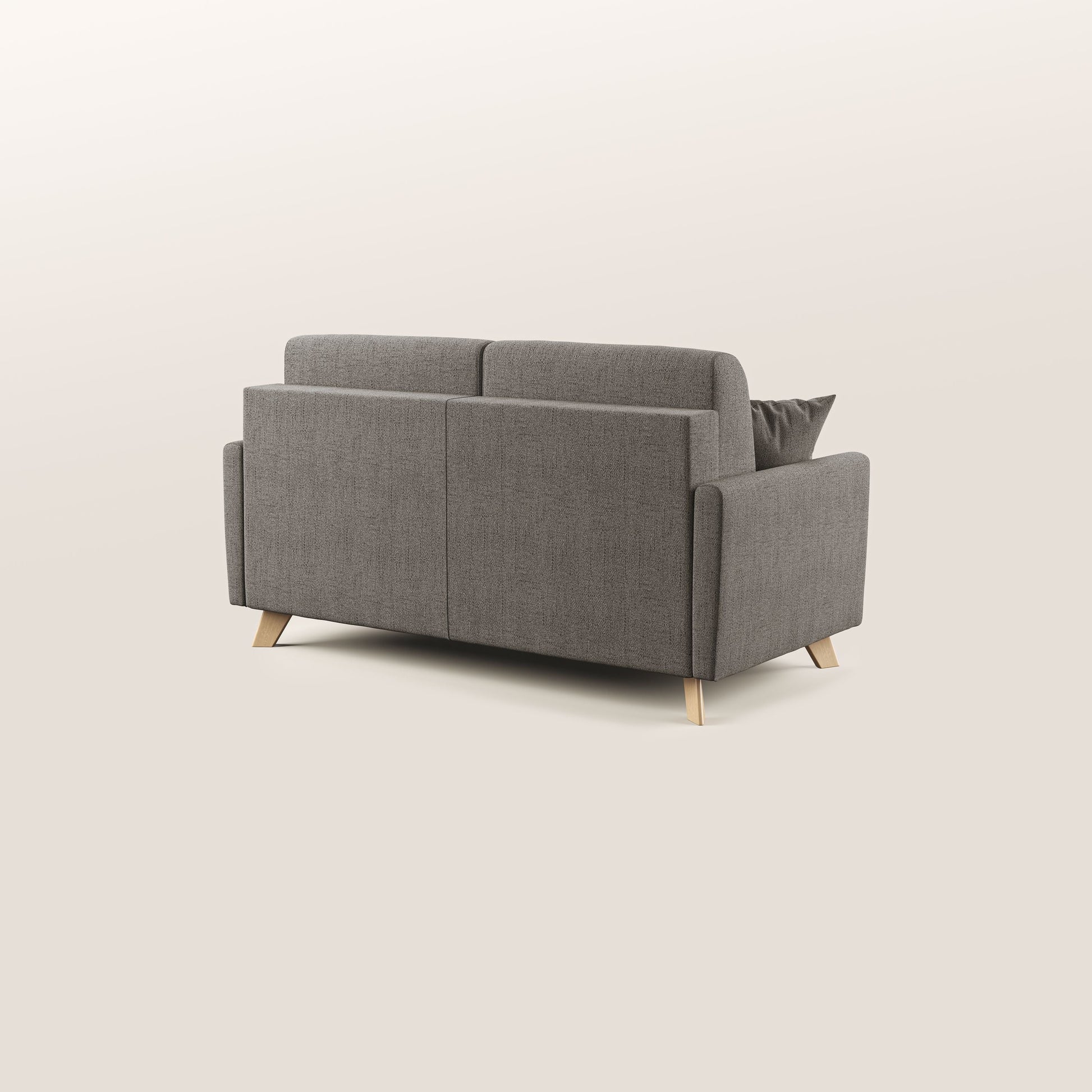 Divano Letto 3 Posti 180x94x97 cm in Tessuto Talpa
