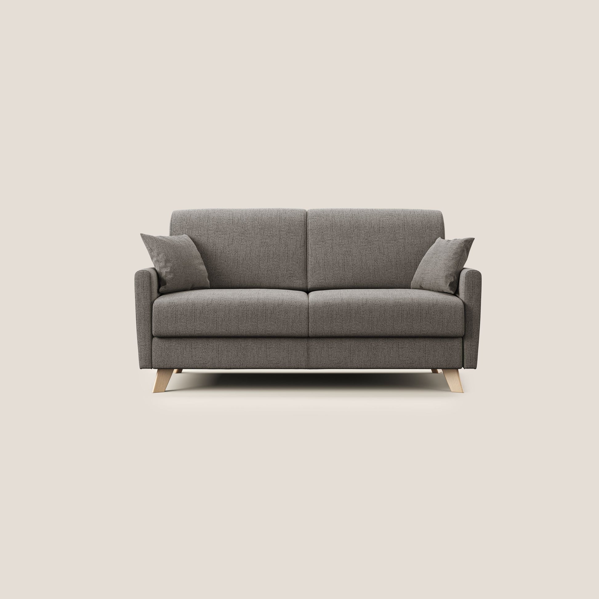 Divano Letto 3 Posti 180x94x97 cm in Tessuto Talpa