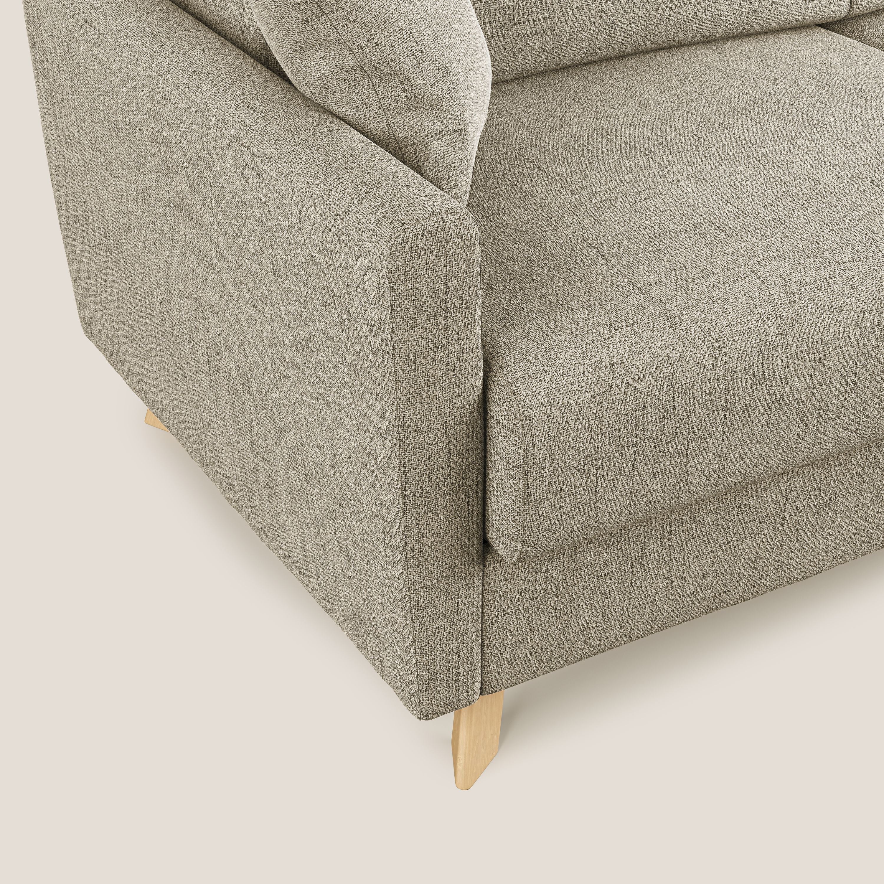 Divano Letto 3 Posti 180x94x97 cm in Tessuto Beige