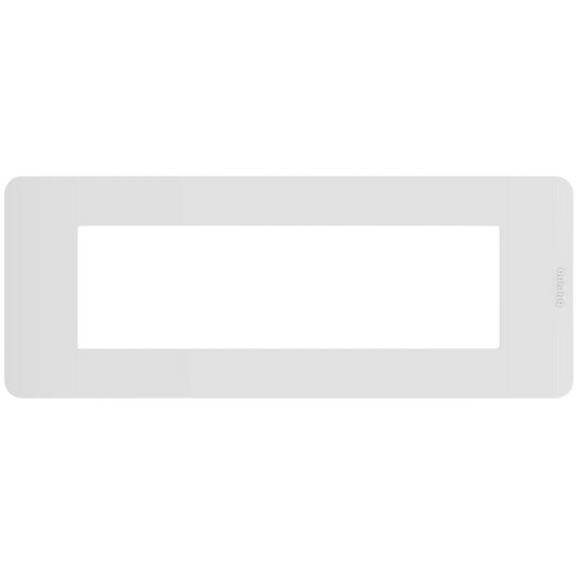 Bticino matixgo placca 7 moduli in tecnopolimero per impianti elettrici *** colore bianco, confezione 1