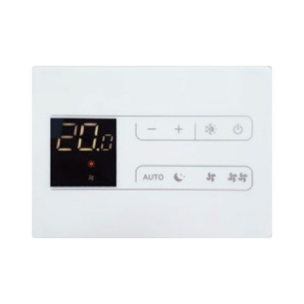 Comando a Muro Innova Smart Touch con termostato e sensore umidità codice EEB649II Bianco