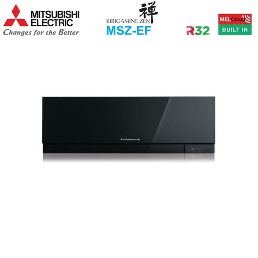Condizionatore Dual Split Mitsubishi Electric Kirigamine Zen Black MSZ-EF 7+12 Con MXZ-2F53VF Wi-Fi Integrato