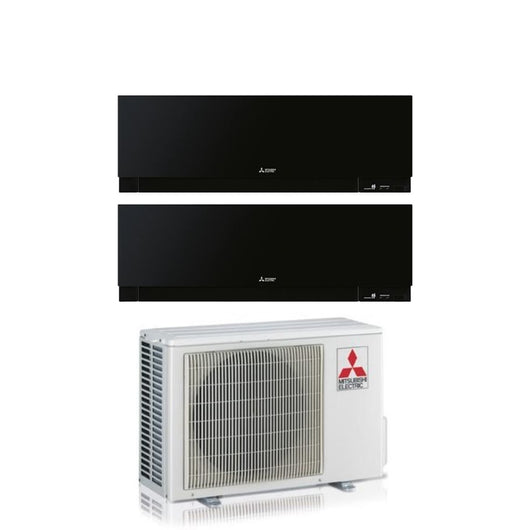 Condizionatore Dual Split Mitsubishi Electric Kirigamine Zen Black MSZ-EF 7+12 Con MXZ-2F53VF Wi-Fi Integrato