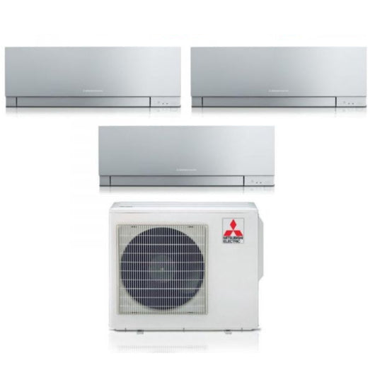 Condizionatore Mitsubishi Electric Trial Split Kirigamine Zen Silver 7000+12000+18000 con MXZ-3F68VF R-32 Wi-Fi Integrato