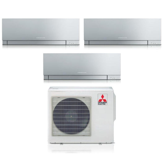 Condizionatore Mitsubishi Electric Trial Split Kirigamine Zen Silver 7000+12000+15000 con MXZ-3F54VF R-32 Wi-Fi Integrato