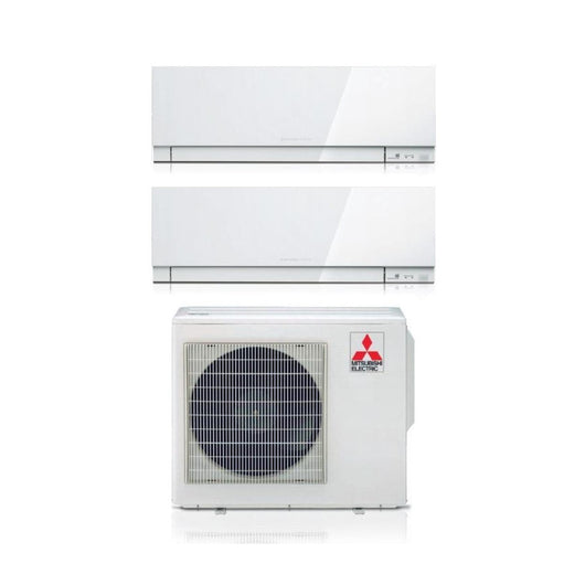 Condizionatore Mitsubishi Electric Dual Split Kirigamine Zen White 12+18 con MXZ-3F54VF R-32 Wi-Fi Integrato