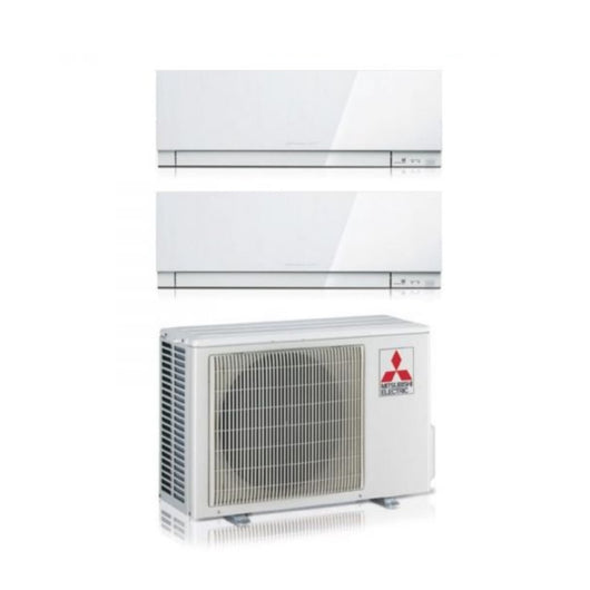 Condizionatore Mitsubishi Electric Dual Split Kirigamine Zen White 7+15 con MXZ-2F53VF R-32 Wi-Fi Integrato