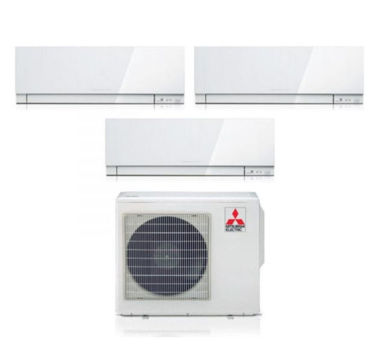 Condizionatore Mitsubishi Electric Trial Split Kirigamine Zen White 7000+7000+15000 con MXZ-3F68VF R-32 Wi-Fi Integrato
