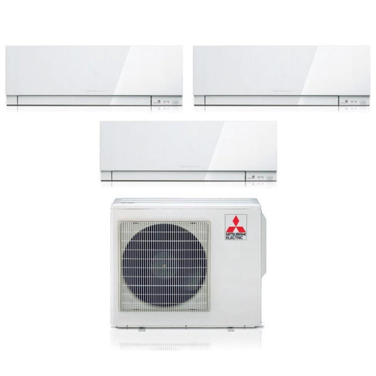 Condizionatore Mitsubishi Electric Trial Split Kirigamine Zen White 7000+9000+15000 con MXZ-3F54VF R-32 Wi-Fi Integrato